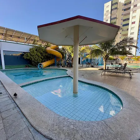 Lindo Apto No Residencial Aquarius Falt Service Caldas Novas Exterior photo