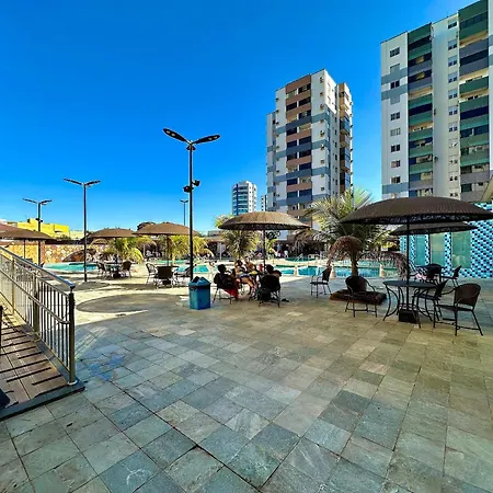 Lindo Apto No Residencial Aquarius Falt Service Caldas Novas Exterior photo