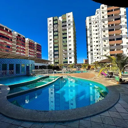 Lindo Apto No Residencial Aquarius Falt Service Caldas Novas Exterior photo