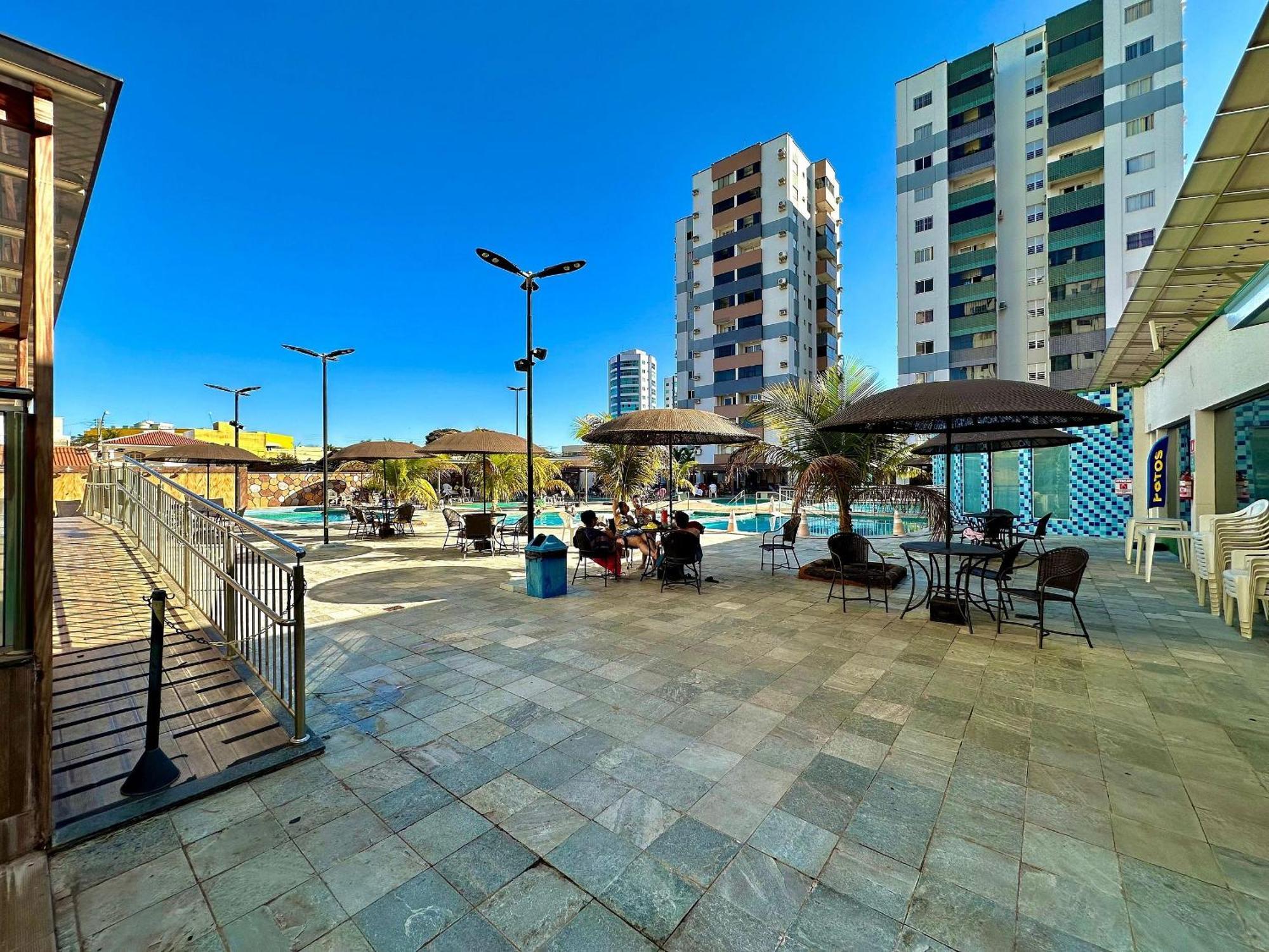 Lindo Apto No Residencial Aquarius Falt Service * Caldas Novas